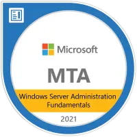 MTA Windows Server Administration Fundamentals
